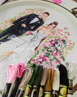 پک وسایل گلدوزی با دست شماره ۹