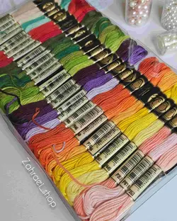 پک ۶۰ عددی نخ گلدوزی برند پنگوئن