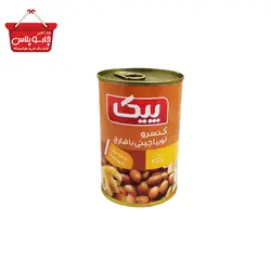 کنسرو لوبیا چیتی با قارچ پیک مقدار 420 گرم