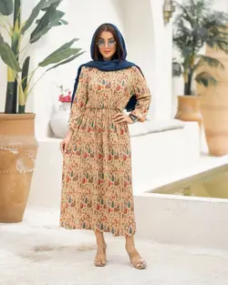 یک پیراهن بلند ترند و خاص مناسب سفر