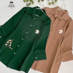 شومیز مانتو مدل بابونه