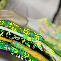 بلوز نخ پنبه ضمانتی استین بلند چاپی در شش رنگ مناسب تا سایز 42-44