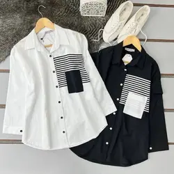 شومیز سیاه و سفید