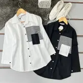 شومیز سیاه و سفید