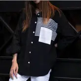 شومیز سیاه و سفید