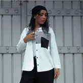 شومیز سیاه و سفید