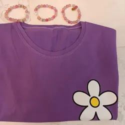 تیشرت نخ پنبه درجه مدل جیب بابونه