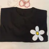 تیشرت نخ پنبه درجه مدل جیب بابونه
