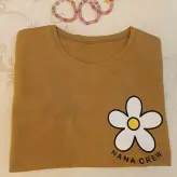 تیشرت نخ پنبه درجه مدل جیب بابونه