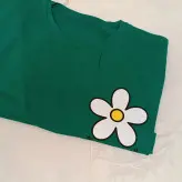 تیشرت نخ پنبه درجه مدل جیب بابونه