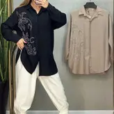 شومیز مدل سه گل