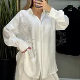 شومیز مدل سه گل