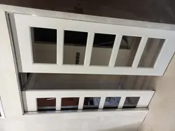 درب چوبی ریلی توکار