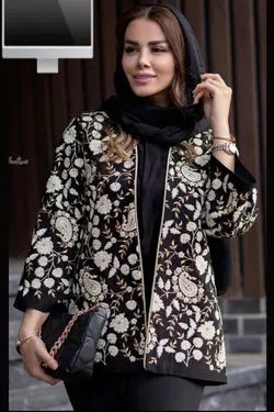 پارچه لینن سوزندوزی برای مانتو و کت و خرجکار