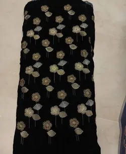 پارچه مخمل سوزندوزی برای دوخت مانتو و کت و خرجکار