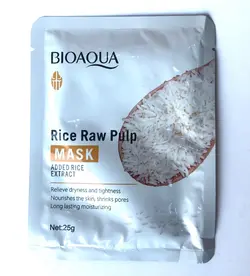 ماسک ورقه ای عصاره برنج خام بیوآکوا