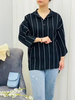 شومیز راه راه - فروشگاه پوشاک پاراکیت