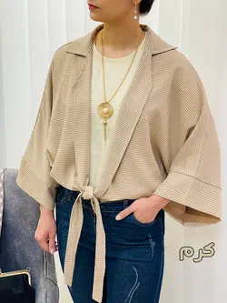 شومیز جلو گره ای چهارخونه - فروشگاه پوشاک پاراکیت