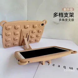 کاور تبلت فیجت خرسی سامسونگ Galaxy Tab S6 Lite به همراه بند