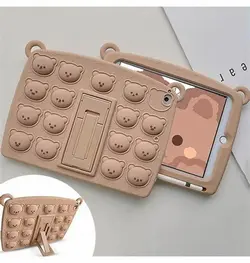 کاور تبلت فیجت خرسی سامسونگ Galaxy Tab S6 Lite به همراه بند