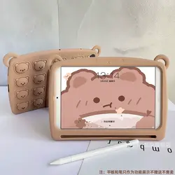 کاور تبلت فیجت خرسی سامسونگ Galaxy Tab S6 Lite به همراه بند