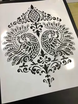 شابلون کلاسیک طاووس کد 364