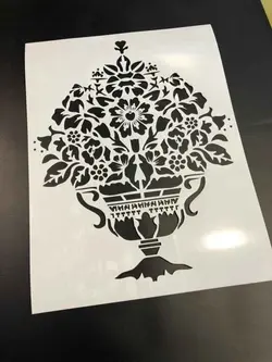 شابلون دیواری داماسک کد 546