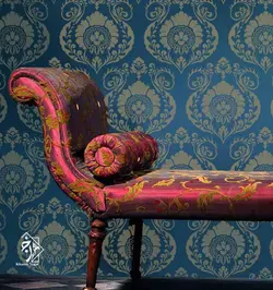 شابلون دیواری داماسک کد 865