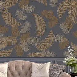 شابلون دیواری برگ کد 663