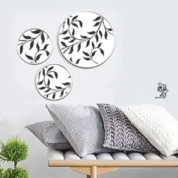 شابلون شاخه و برگ دایره کد 680