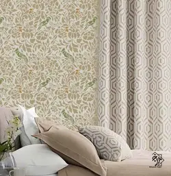 شابلون طرح گل و پرنده کد 668