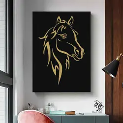 شابلون سر اسب کد 354