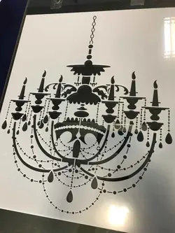 شابلون لوستر کد 392