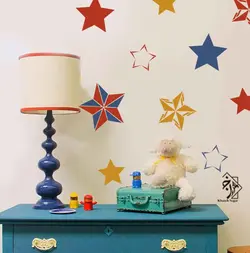 شابلون دیواری ستاره کد 703