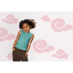 شابلون دیواری ابر کد 100