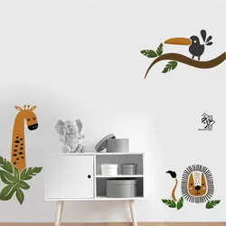 شابلون حیوانات جنگل کد 745