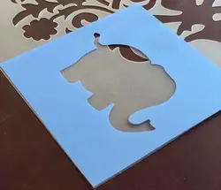 شابلون دیواری خونه ریزه فیل کد 1014