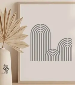 شابلون رنگین کمان سه تایی کد 140