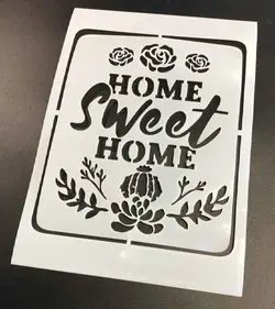 شابلون مینی sweet home کد 990