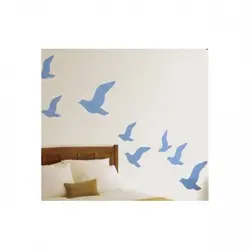 شابلون دیواری پرنده کد 308