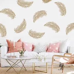 شابلون دیواری برگ کد 664