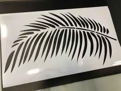 شابلون دیواری برگ کد 664