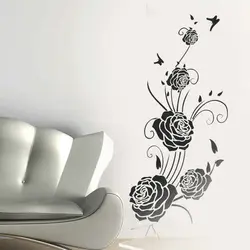 شابلون دیواری گل کد 659