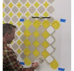 شابلون دیواری مراکشی کد 536