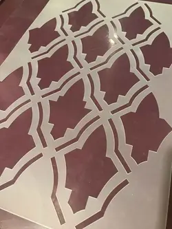 شابلون دیواری مراکشی کد 532