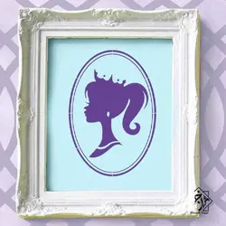 شابلون دیواری نیمرخ کد 118