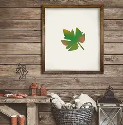 شابلون خونه ریزه برگ کد 1030