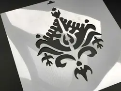 شابلون مینی داماسک کد 1525