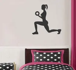 شابلون دیواری ورزشکار کد 909