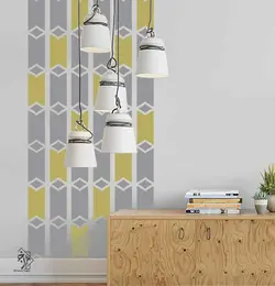 شابلون دیواری مدرن کد 883